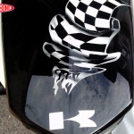 codino kawasaki aerografato brescia
