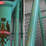 telaio bianchi celeste restaurato
