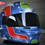 casco bell kart aerografo