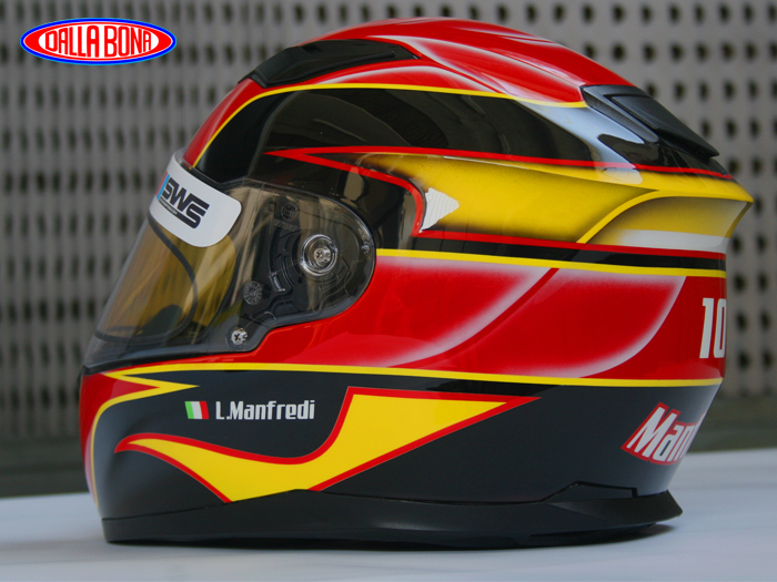 casco omp aerografato brescia