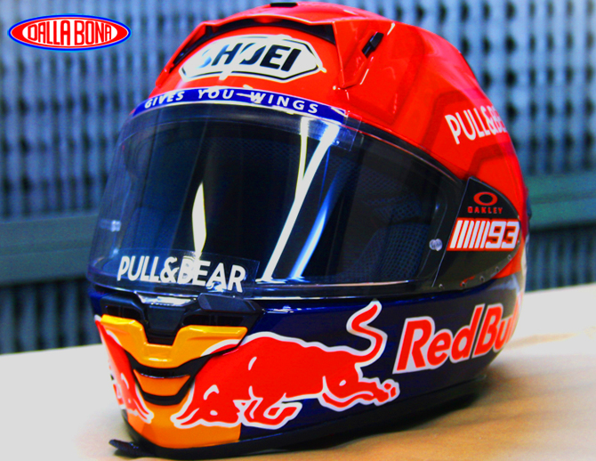 Casco shoei mark marquez