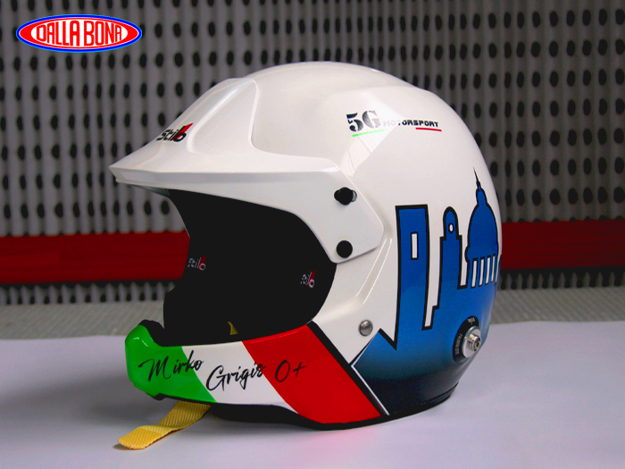 Casco Stilo Rally;Aerografia caschi brescia; Caschi personalizzati; Personalizzazione caschi; Verniciatura caschi ;Grafiche caschi auto