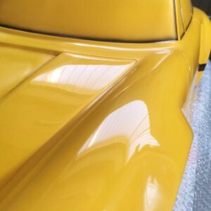 Verniciatura scultura scala 1/4 porsche 911