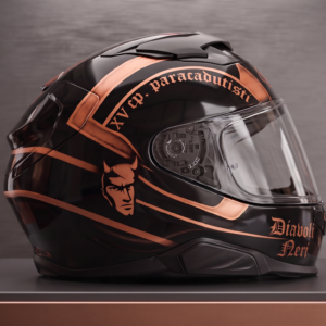 aerografia casco diavoli neri